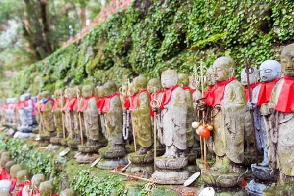Hyogo Japón Estatuas Jizo Templo Engyoji Himeji Hyogo Japón Templo — Foto de Stock