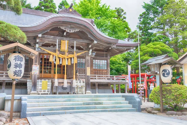 函館市 北海道函館市の湯倉神社 湯倉神社は360年の歴史があり 湯の川温泉街から徒歩10分です — ストック写真