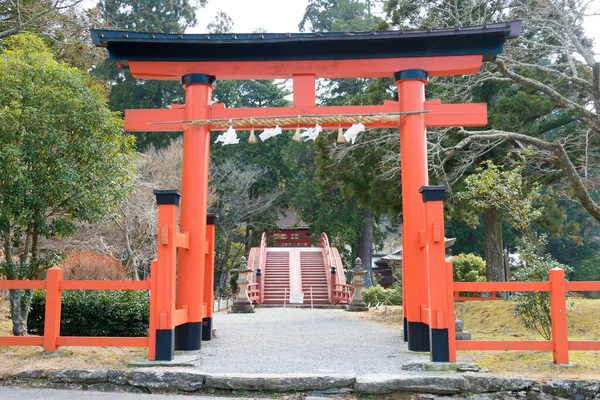 和歌山県 和歌山県葛城市の二ツ姫神社 紀伊山地の霊場と参詣道 ユネスコ世界遺産 — ストック写真