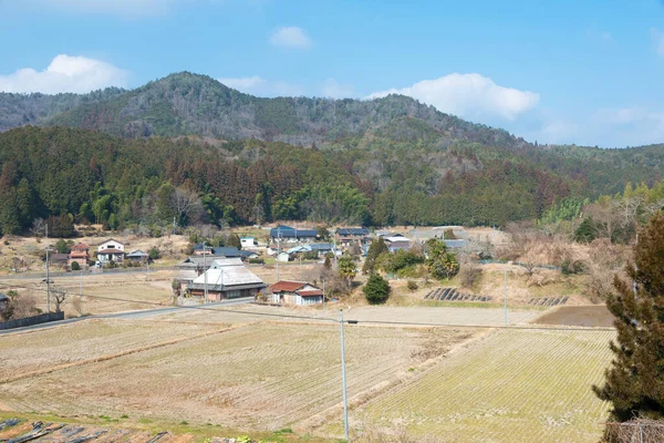 Wakayama Japão Fevereiro 2020 Bela Vista Panorâmica Perto Santuário Niutsuhime — Fotografia de Stock