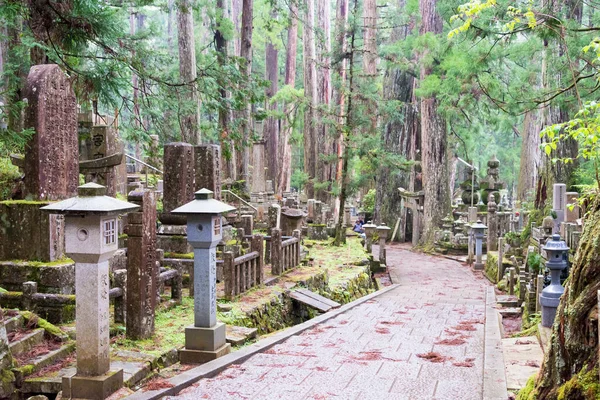 Wakayama Giappone Cimitero Okunoin Koya Wakayama Giappone Monte Koya Patrimonio — Foto Stock