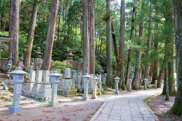 Wakayama Ιαπωνία Νεκροταφείο Okunoin Στην Koya Wakayama Ιαπωνία Όρος Κόγια — Φωτογραφία Αρχείου