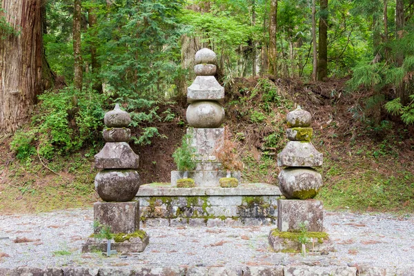 Wakayama Japón Tumba Toyotomi Hideyoshi Familia Toyotomi Cementerio Okunoin Monte —  Fotos de Stock