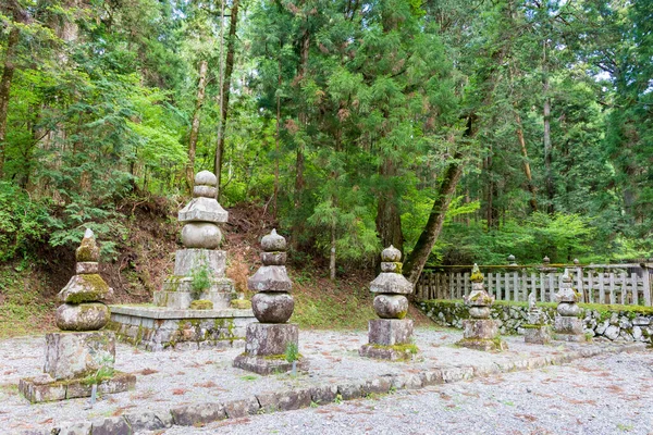 Wakayama Japón Tumba Toyotomi Hideyoshi Familia Toyotomi Cementerio Okunoin Monte —  Fotos de Stock