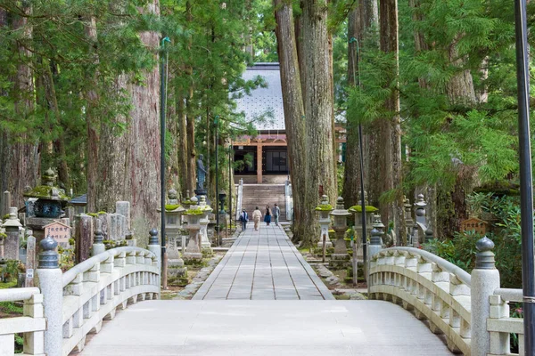 Wakayama Japan Okunoin Kyrkogård Vid Mount Koya Koya Wakayama Japan — Stockfoto