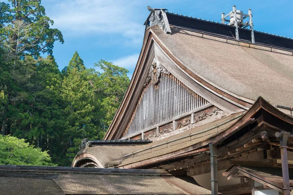 Wakayama Japonya Koya Wakayama Japonya Daki Kongobuji Tapınağı Koya Dağı — Stok fotoğraf