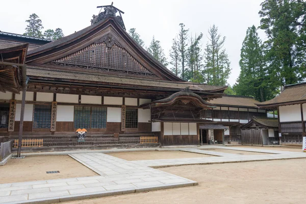 Wakayama Japonya Koya Wakayama Japonya Daki Kongobuji Tapınağı Koya Dağı — Stok fotoğraf