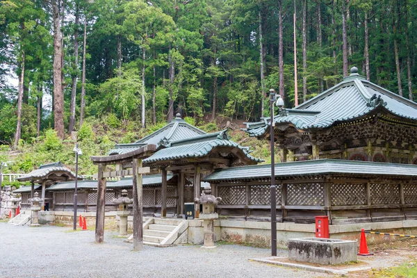 Wakayama Japan Tokugawa Reidai 德川家族陵墓 位于日本 Wakayama Koya山 它是联合国教科文组织的世界遗产 — 图库照片