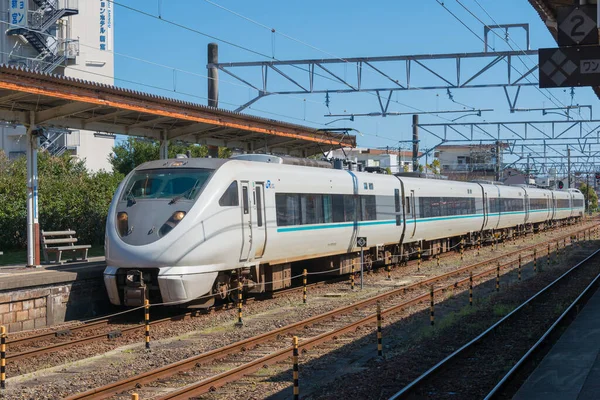 Wakayama Japan 289 Series Emu Train Shingu Station Shingu Wakayama — Stock fotografie