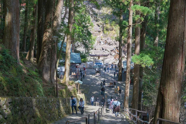 Wakayama Japonia Podejście Wodospadów Nachi Nachikatsuura Wakayama Japonia Jest Częścią — Zdjęcie stockowe