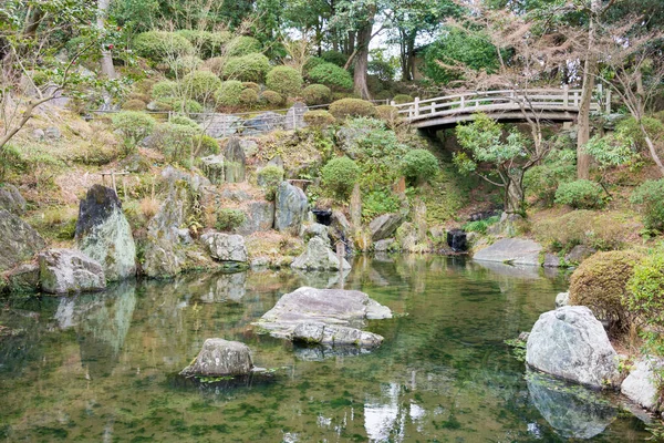 和歌山城公園の日本庭園 和歌山城は天正13年 1585年 — ストック写真