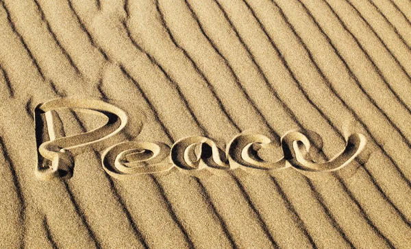 Kum büyük kum tepeleri Milli Park ve koru, Colorado yazılı barış