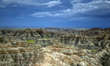 Büyük Badlands Overlook, Güney Dakota'daki Badlands Ulusal Parkı