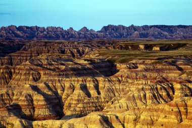 The Pinnacles Overlook, Badlands National Park in South Dakota clipart