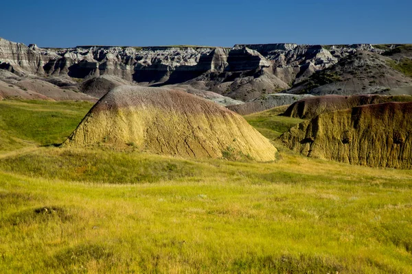 Eroding Peaks Spires Badlands National Park South Dakota Buffalo Gap — Stock Photo, Image