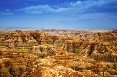 Dokular Badlands Ulusal Park Güney Dakota, Buffalo Gap otlaklar aşındırıyor