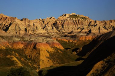 Dokular Badlands Ulusal Park Güney Dakota, Buffalo Gap otlaklar aşındırıyor
