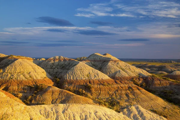 Texturas errantes do Parque Nacional de Badlands Dakota do Sul — Fotografia de Stock