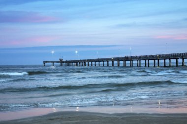 Gün Batımında Bob Hall İskelesi, Padre Adası