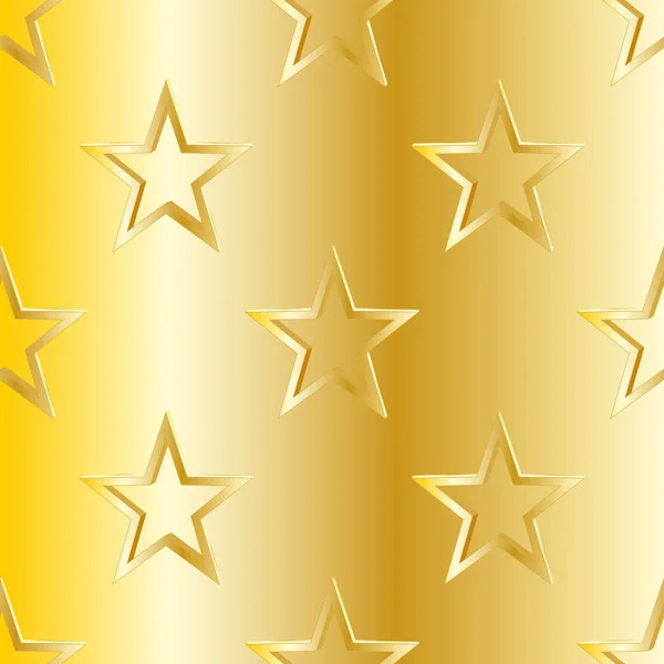 Золота зірка 2d фон — стоковий вектор
