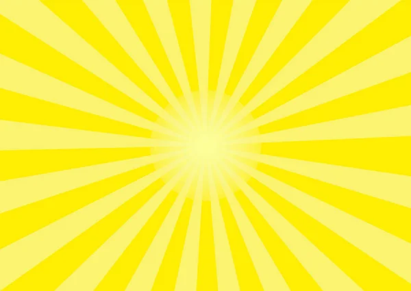 Shining sun in retro style as graphics — Stock Vector