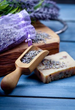 Lavanta spa ayarı. Lavanta ürünleri ile sağlıklı yaşam Tema.