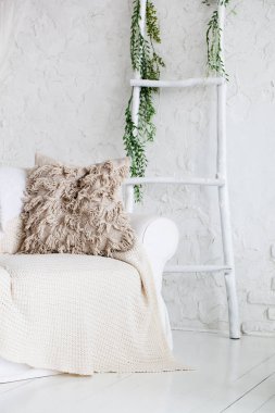 Konsept iç tasarımı beyaz 