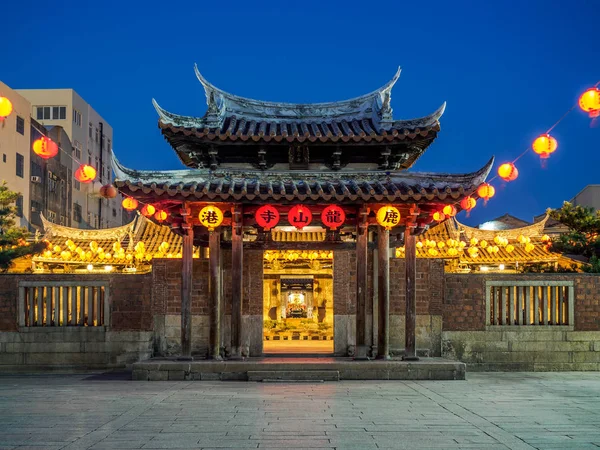 Templo Longshan Municipio Lukang Taiwán — Foto de Stock