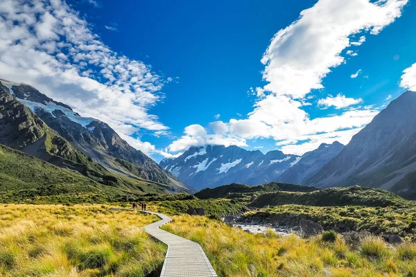 Fahişe Vadisi Parçanın Yeni Zelanda Cook Milli Parkı Ünlü Peyzaj — Stok fotoğraf