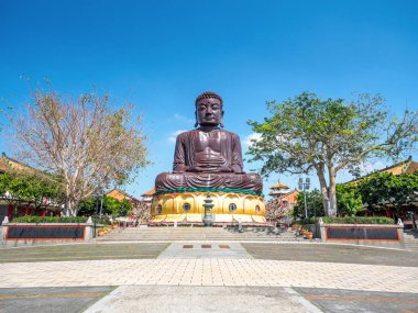 Giant Buddha heykeli Bagua Mountain (Baguashan) Changhua City, Tayvan