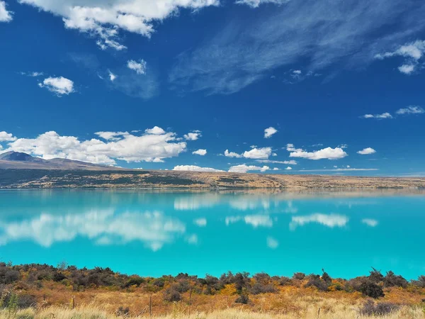 Lake Pukaki Yakınındaki Twizel Cook Milli Park South Island Yeni — Stok fotoğraf