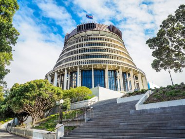 Arı kovanı, Yeni Zelanda Parlamento Binaları Wellington şehir içinde çift kanat.