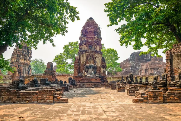Wat Mahathat, Ayutthaya Büyük Kalıntı Tapınağı, Tayland.