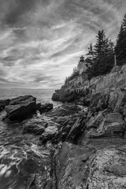 Acadia Milli Parkı, Maine bas Harbor deniz feneri