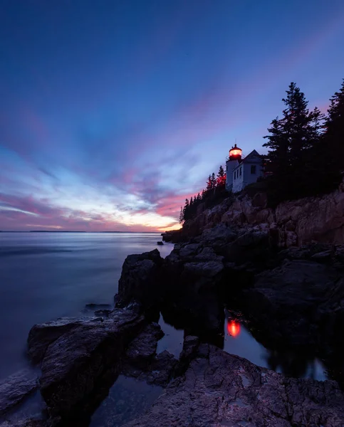 Bass Harbor Lighthouse in Acadia National Park Maine