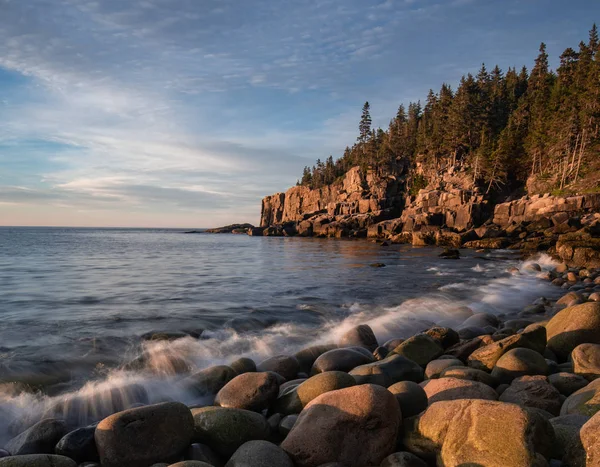 Sonnenaufgang Entlang Der Küste Acadia Nationalpark Maine — Stockfoto