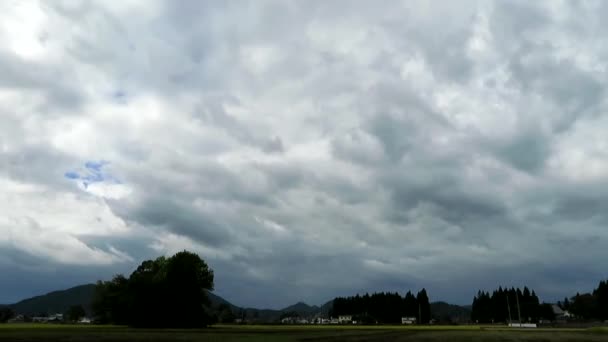 Tiempo Lapso Cielo Azul Nubes Paisaje — Vídeo de stock