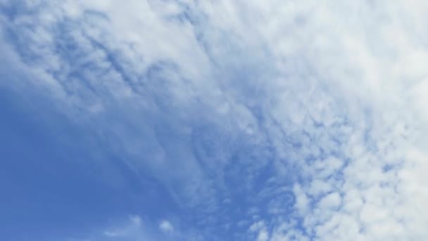 Проміжок Часу Блакитні Небо Хмари — стокове відео