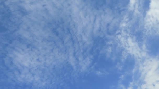 Tiempo Lapso Cielo Azul Nubes — Vídeo de stock