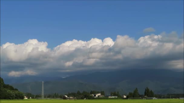 时间流逝的蓝天云景观 — 图库视频影像