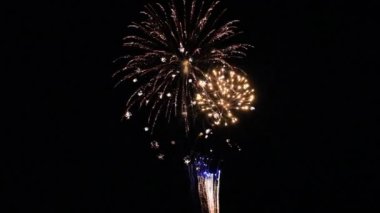 Fireworks uygulamasında karanlık gece Video Hd