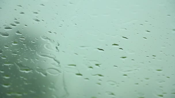 Οδήγηση Στην Βροχερή Μέρα — Αρχείο Βίντεο