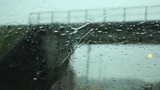 在下雨天驾驶 — 图库视频影像