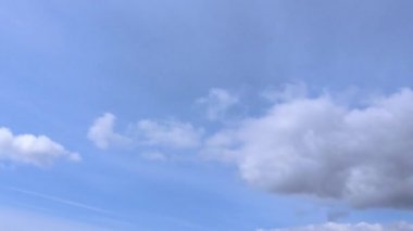 Mavi gökyüzü ve bulutlar Time-Lapse Video Hd