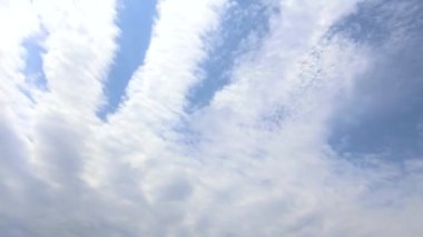 Mavi gökyüzü ve bulutlar Time-Lapse Video Hd