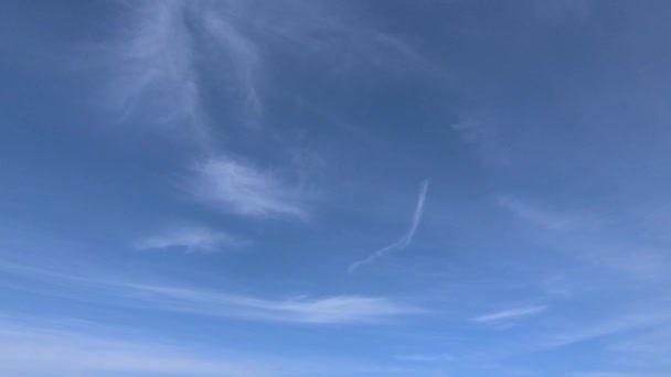 Blauer Himmel Und Wolken Zeitraffer Video — Stockvideo