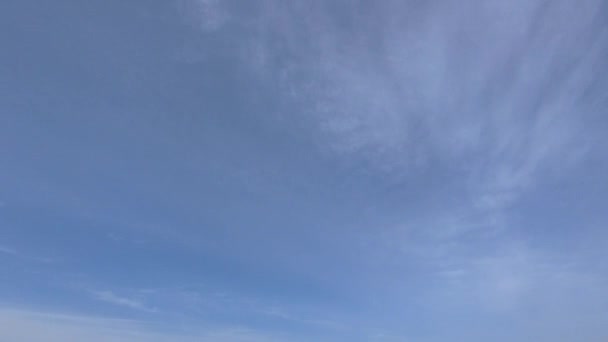 Céu Azul Nuvens Time Lapse Vídeo — Vídeo de Stock