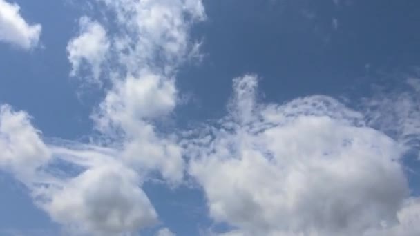Cielo Azul Nubes Time Lapse Video — Vídeos de Stock