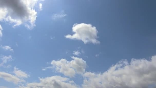 Blue Sky Chmury Time Lapse Video — Wideo stockowe