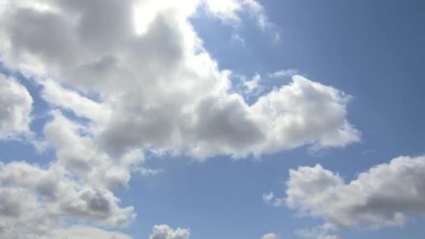 Ciel Bleu Nuages Time Lapse Vidéo — Video